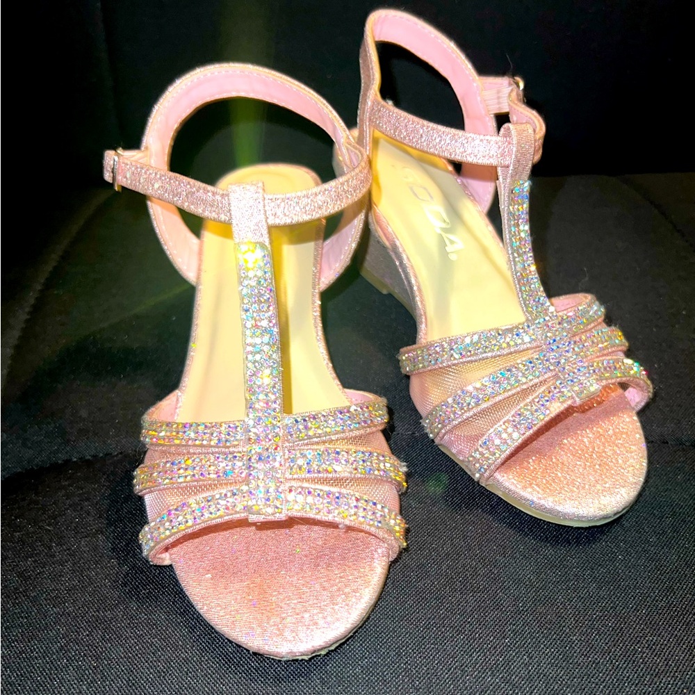 GIRLS' SODA LITTLE KID & BIG KID SPARK DRESS WEDGES